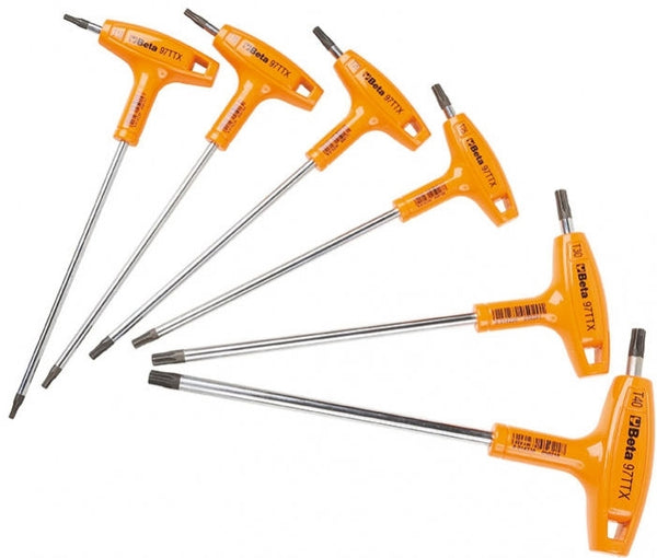 Torx stiftsleutelset Beta Tools 97TTX S6 (6 delig)