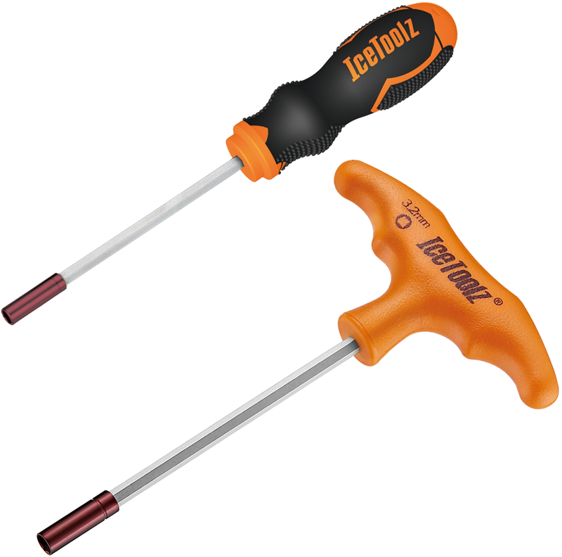 Load image into Gallery viewer, Icetoolz spaaknippelsleutelset 12c5 voor 5,5mm 6-kant nippels
