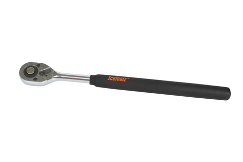 Icetoolz 24053r4 ratelsleutel 1 2 5mm zwart zilver