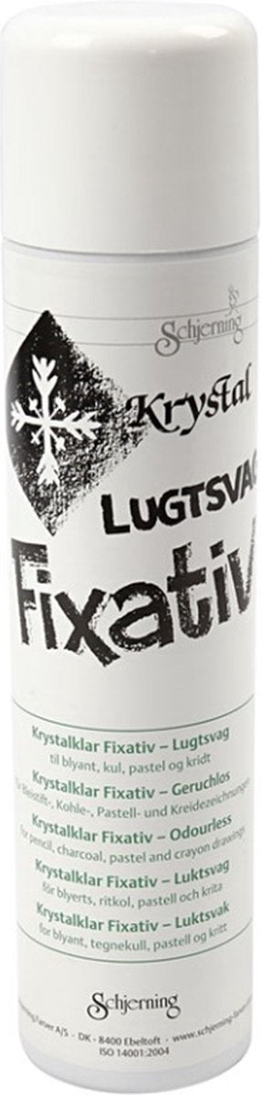 Creativ company fixeerspray - transparante spray voor houtskool, potlood en pastel tekeningen