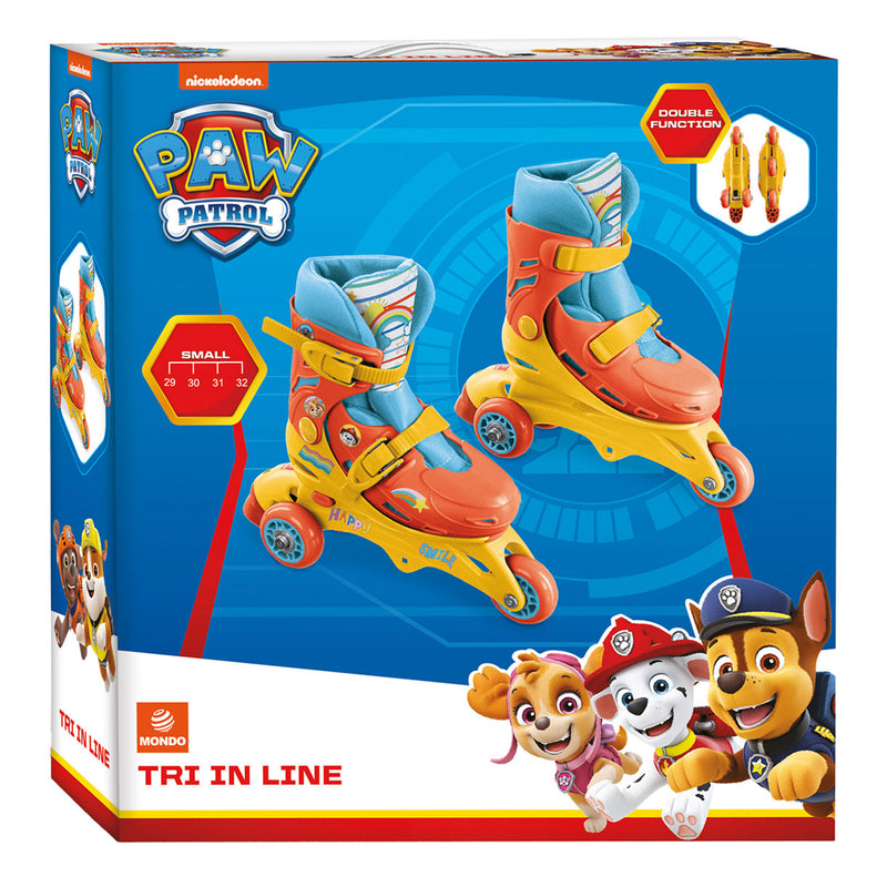 Load image into Gallery viewer, Mondo paw patrol tri inlineskates skeelers, mt 29-32
