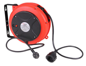Kabelhaspel automatisch voor muurbevestiging 230 volt (10 meter)