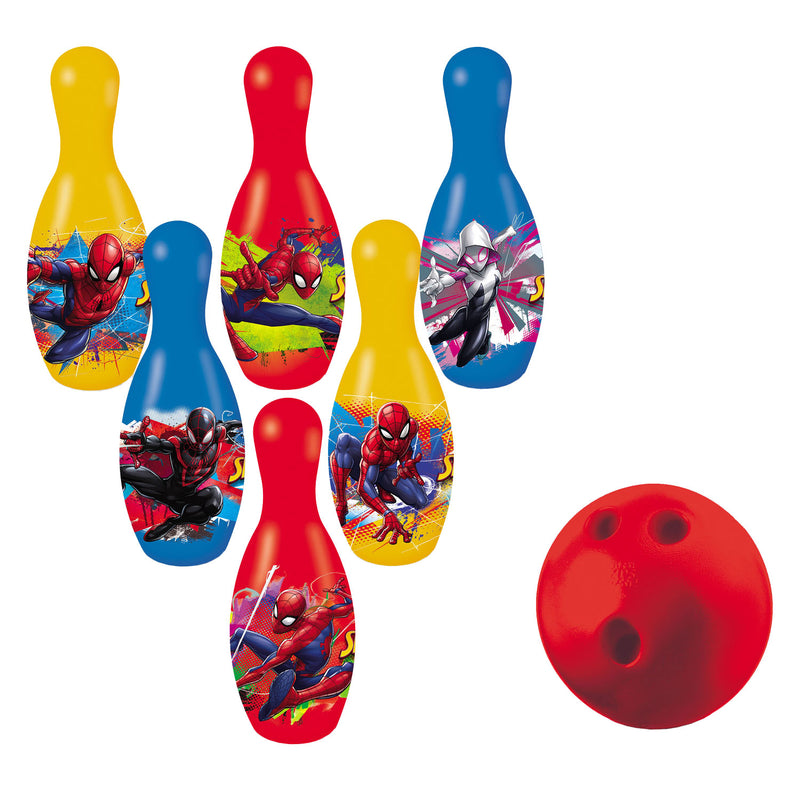 Chargez l'image dans la visionneuse de la galerie, Mondo spiderman bowlingset speelgoed - 7-delig - kunststof - kind.
