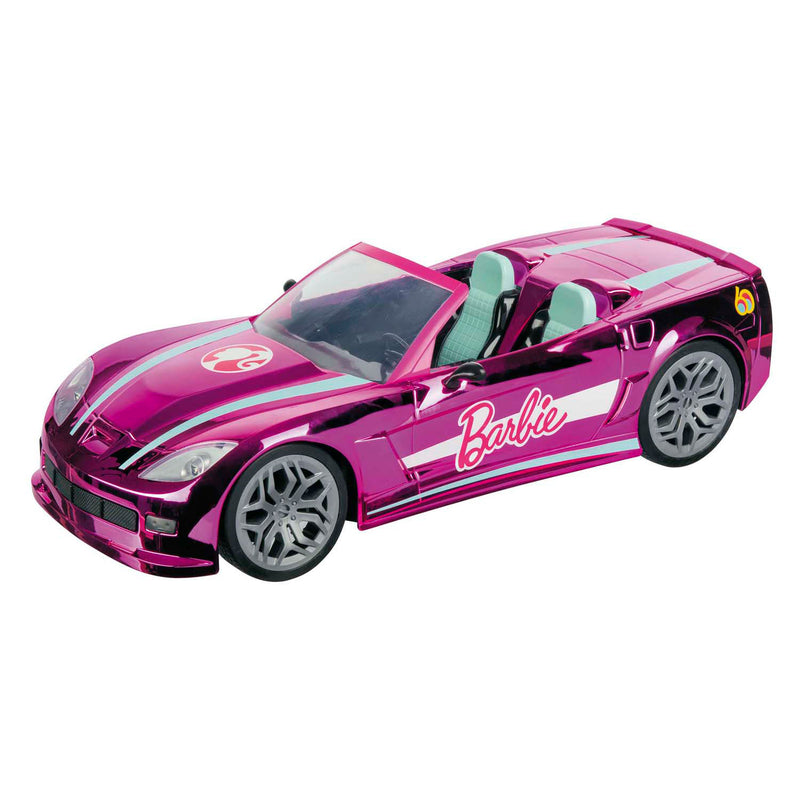 Load image into Gallery viewer, Mattel barbie mondo motors rc bestuurbare auto - verchroomd roze
