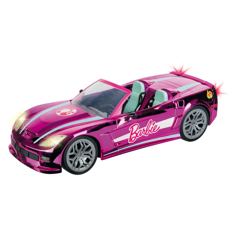 Load image into Gallery viewer, Mattel barbie mondo motors rc bestuurbare auto - verchroomd roze
