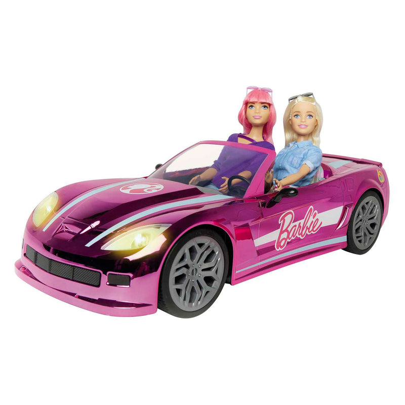 Load image into Gallery viewer, Mattel barbie mondo motors rc bestuurbare auto - verchroomd roze

