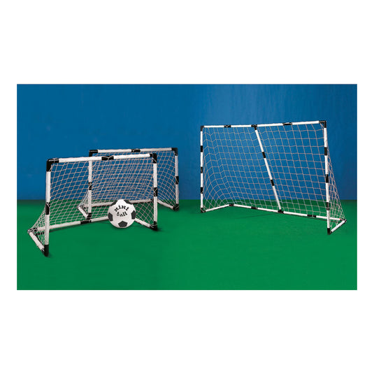 Mondo voetbaldoel set 2-in-1 met bal en pomp
