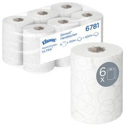 Kleenex handdoek ultra slimrol 6781 wit