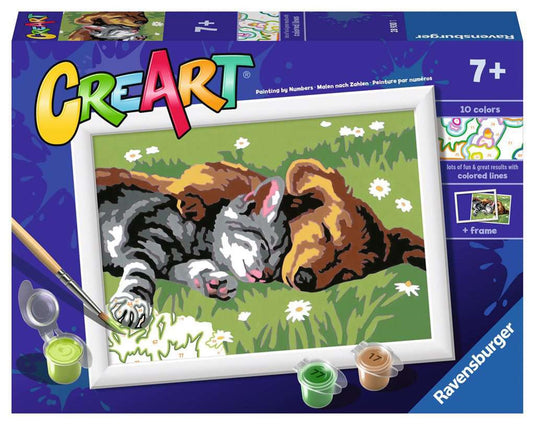 Ravensburger creart sleeping cats dogs