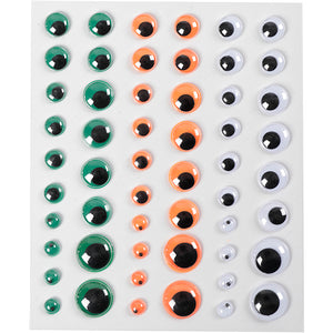 Https: www.cchobby.nl wiebelogen-zelfklevend-d-6-8-10-12-15-mm-groen-oranje-wit-54-stuk-1-vel