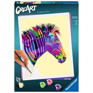 Ravensburger creart schilderen op nummer - zebra