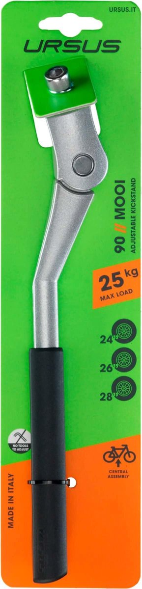 Afbeelding laden in galerijviewer, Ursus Standaard Mooi. zilver, verstelbaar 24-28 , max belasting 25kg (hangverpakking)
