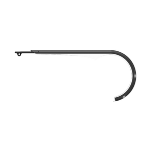 Herrmans kettingscherm slim 38t - zwart transparant