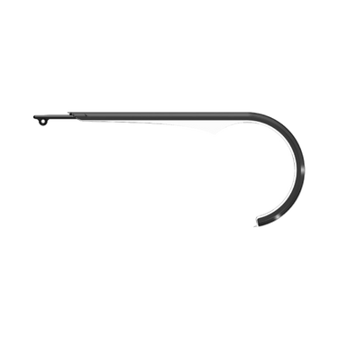 Herrmans kettingscherm slim 38t - zwart transparant