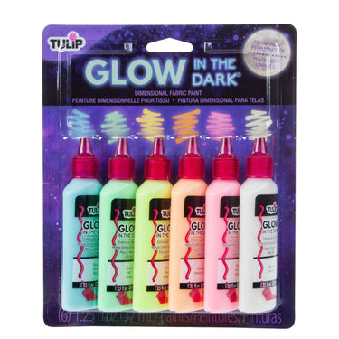 Tulip • 3d textielverf 37ml glow in the dark 6st.