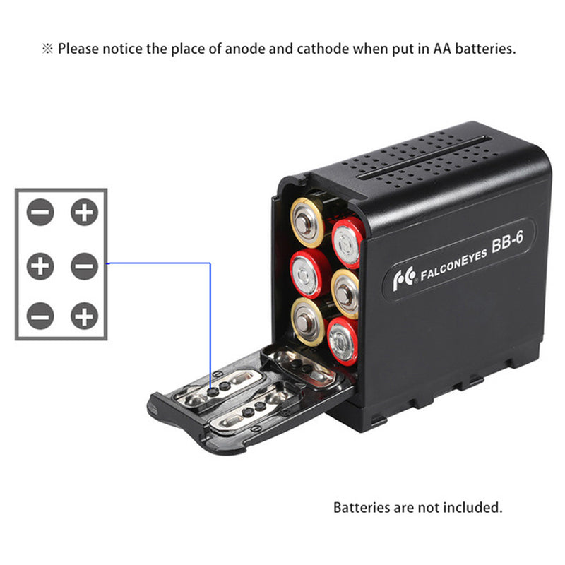 Load image into Gallery viewer, Falcon eyes batterij houder bb-06
