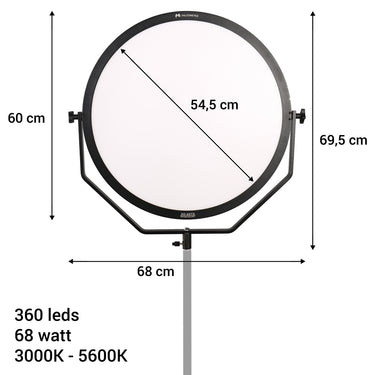 Falcon eyes bi-color led lamp sophiez so-68td op 230v