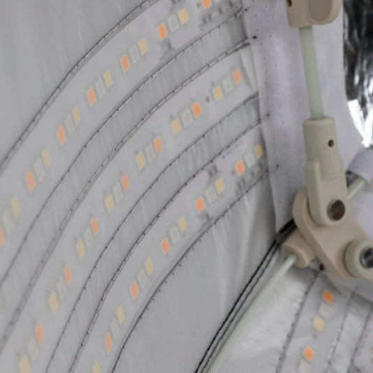 Falcon eyes rgb led lamp rx-782 met opvouwbare softbox 100 cm