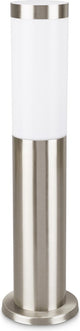 Prolight tuinpaal - e27 max 20w spaarlamp - ip44 - inox
