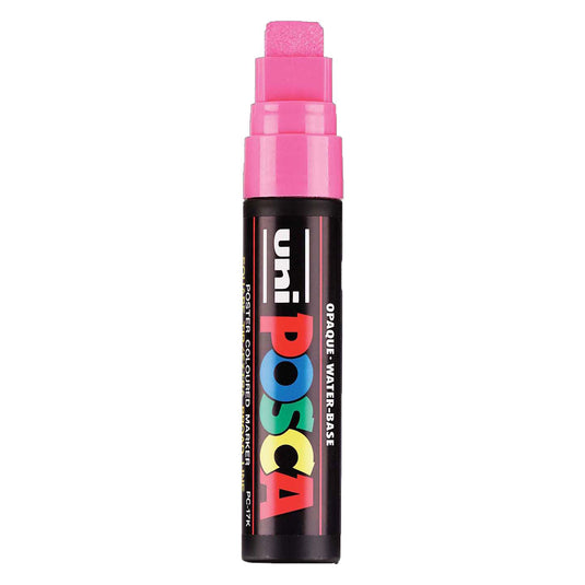 Posca uni verfmarker 17k roze - blokpunt 15mm