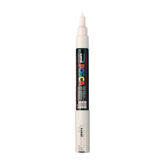 Uni posca verfmarker 1mc wit - conische punt - 1 mm