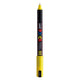 Uni posca marker pc-1mr geel - extra fine 0,7mm