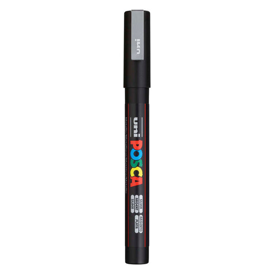 Posca uni uni verfmarker 3m zilver