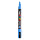 Uni posca pc3m acrylmarker hemelsblauw - ronde punt tot 1,3 mm