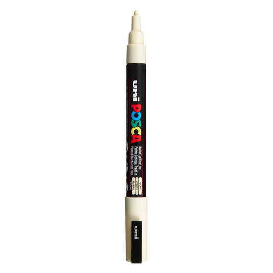 Uni posca https: www.cchobby.nl posca-marker-afm-pc-3m-lijndikte-0-9-1-3-mm-fijn-ivoor-1-stuk