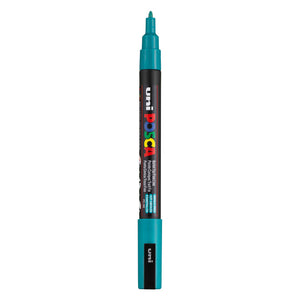 Uni posca pc3m verfmarker smaragd groen - ronde punt tot 1,3 mm