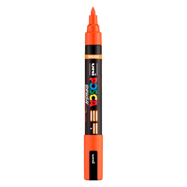 Uni posca brushmarker pc5br oranje - brushpunt 1-4 mm