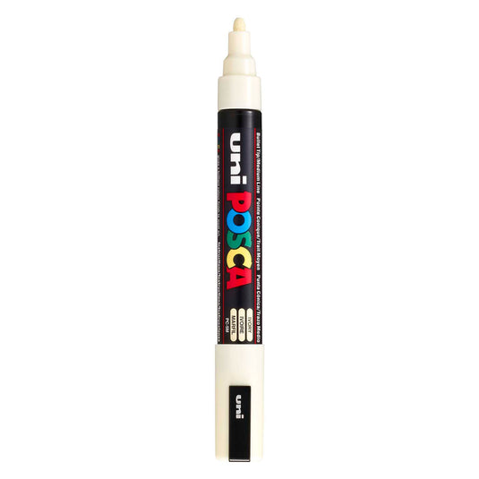 Uni posca verfmarker pc5m ivoor - conische punt 2,5 mm