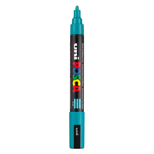 Uni posca verfmarker pc5m smaragd groen - conische punt 2,5 mm