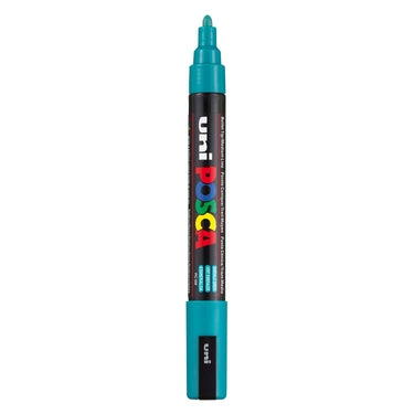 Uni posca verfmarker pc5m smaragd groen - conische punt 2,5 mm