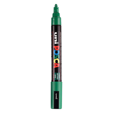 Uni posca verfmarker pc5m donkergroen - conische punt 2,5 mm