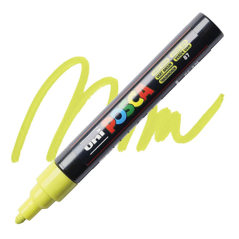 Load image into Gallery viewer, Uni posca verfmarker 5m duifgroen
