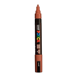Uni posca verfmarker 5m ronde kastanje