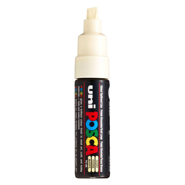 Uni posca verfmarker 8k ivoor - beitelpunt 8mm