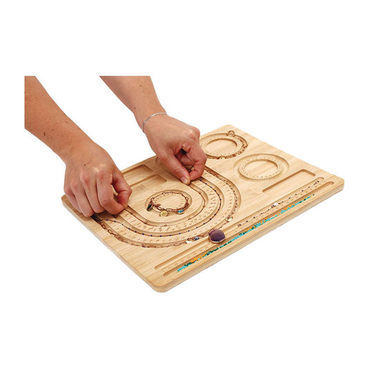 Graine creative graine houten sieradenbord 35 x 28,5 cm