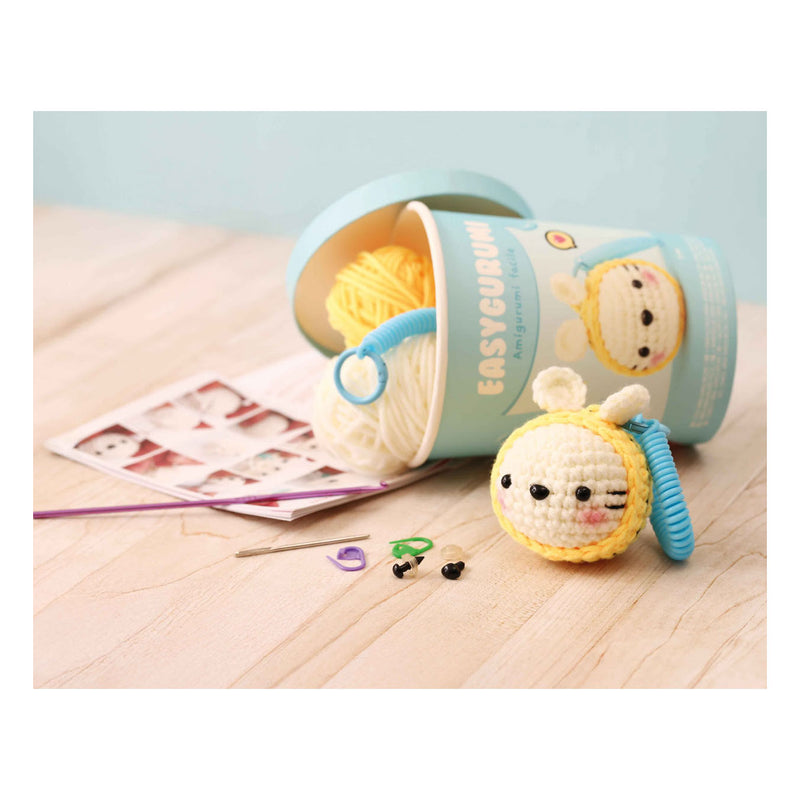 Load image into Gallery viewer, Graine creative graine easygurumi haakset bij - incl. naald en garen
