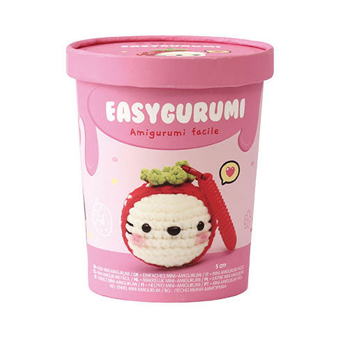 Load image into Gallery viewer, Graine creative graine easygurumi haakset aardbei - incl. naald en garen
