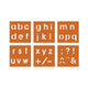 Graine creative graine sjablonen alfabet klein