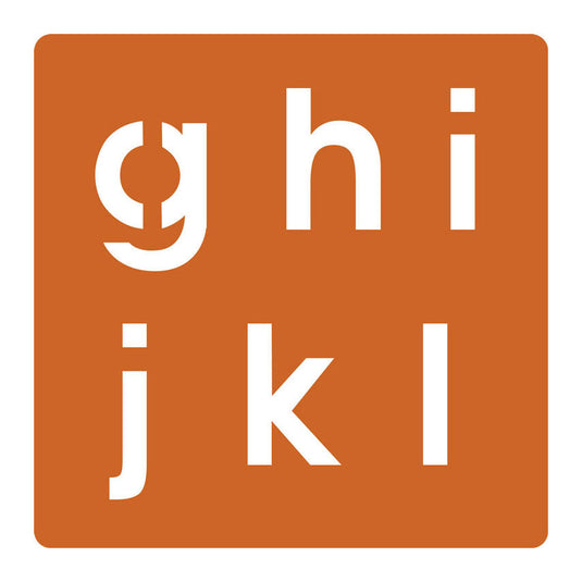 Graine creative graine sjablonen alfabet klein