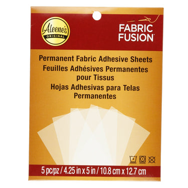 Aleene's • fabric fusion textiellijm vellen 10,8x12,7cm 5st.
