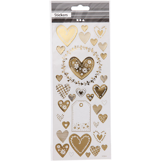 Https: www.cchobby.nl stickers-harten-vel-10x24-cm-ca-33-stuk-goud-1-vel