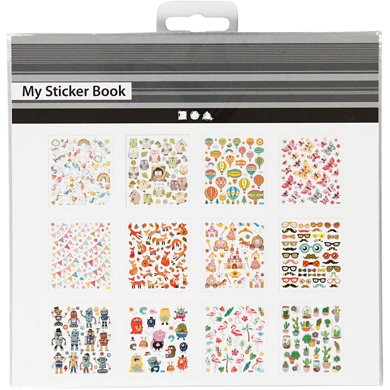 Afbeelding laden in galerijviewer, Https: www.cchobby.nl stickerboek-hele-jaar-vel-15x16-5-cm-12-vel-1-stuk
