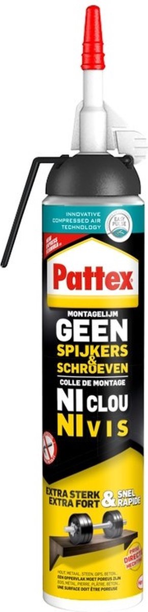 Afbeelding laden in galerijviewer, Pattex montagekit 254 g | easy kit met spuitbus| montagekit voor kleine thuis projecten.
