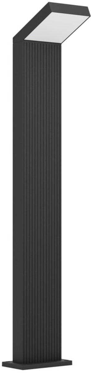 Eglo grottazzolina staande lamp buiten - led - 80 cm - zwart melkkleurig