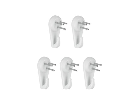 Metaltex haak met spijkers 5 stuks