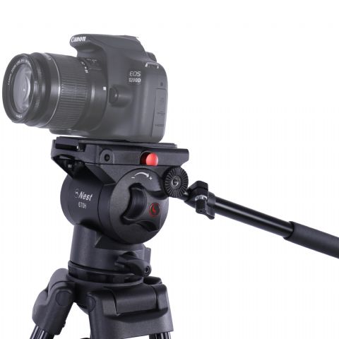 Load image into Gallery viewer, Nest video statief nt-670 + vloeistofgedempte kop
